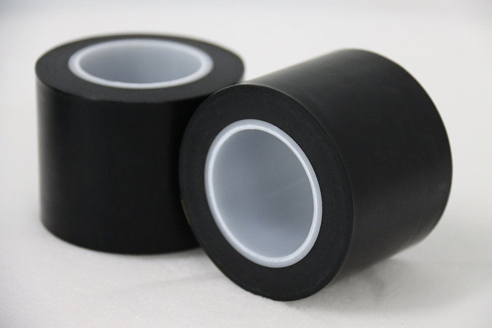 PTFE Film Tape With Silicone Adhesive - Black - Anti-static Type